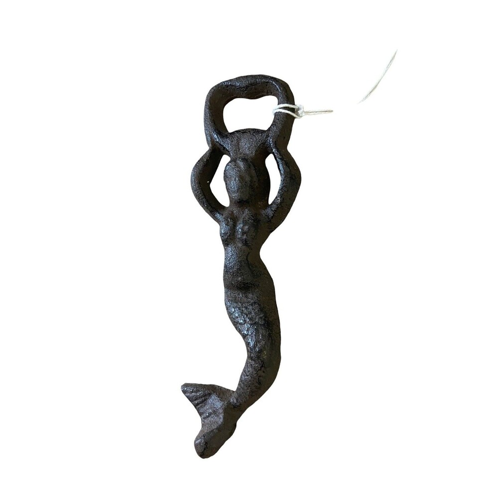Cast Iron Brown Mermaid Bottle Opener By Midwest-CBK